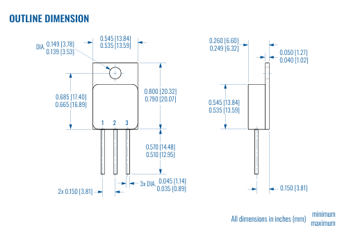 Solitron Devices SMF460 650V N溝道功率MOSFET