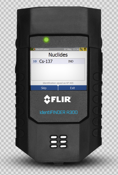 FLIR identiFINDER R300 高分辨率個人輻射能譜探測器