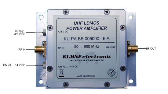 KU PA BB 005090-6 A UHF LDMOS線(xiàn)性功率放大器Kuhne